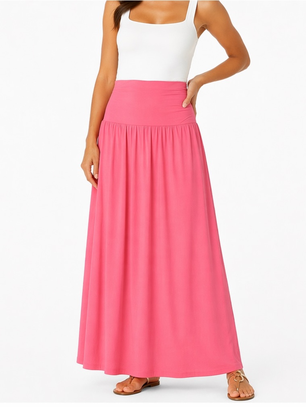 TRENDYLAND pink maxi skirt XS